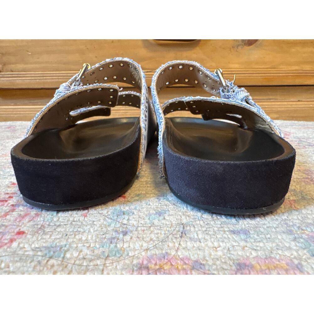 Isabel Marant Lennyo denim dual-buckle sandals - Picture 5 of 12